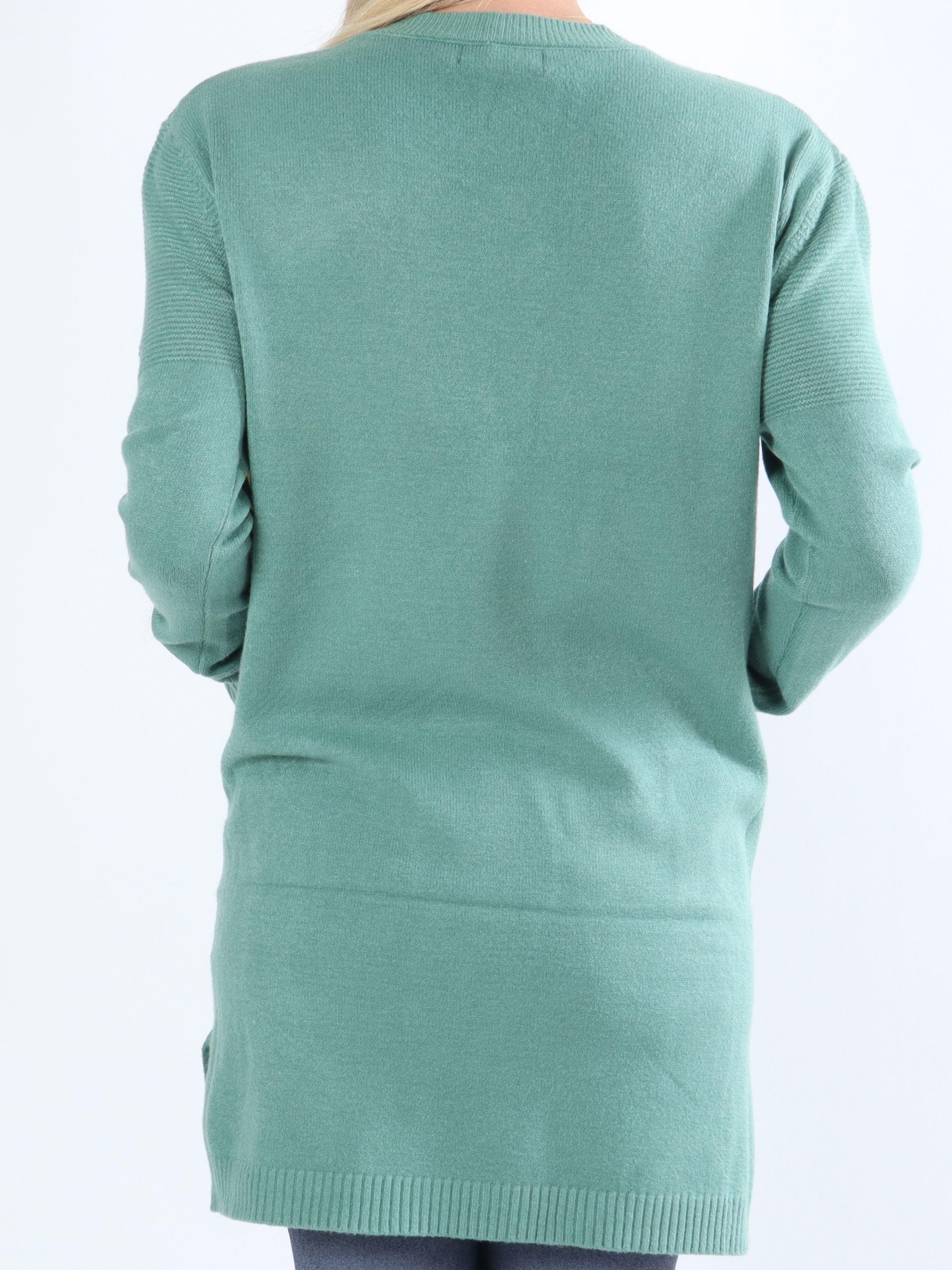 Lorena - Blød strik med rib og lommer